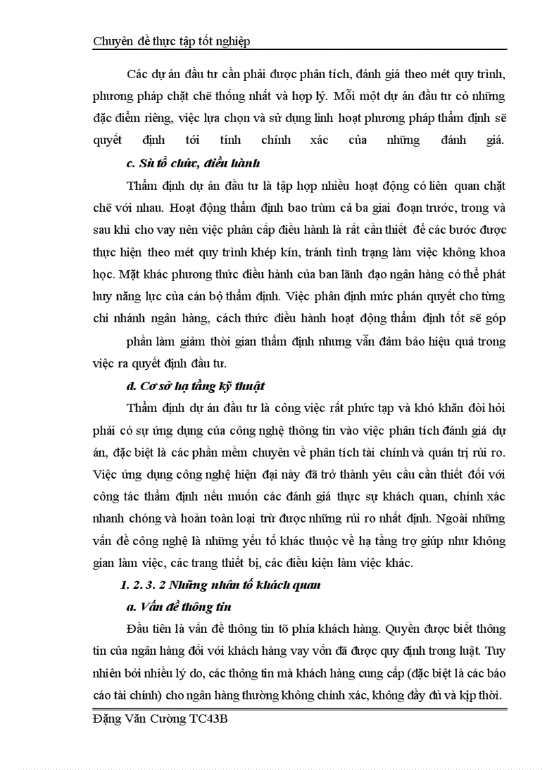 image for page Giải pháp nâng cao hiệu quả công tác thẩm định dự án đầu tư tại Ngân hàng nông nghiệp và phát triển nông thôn Cầu Giấy