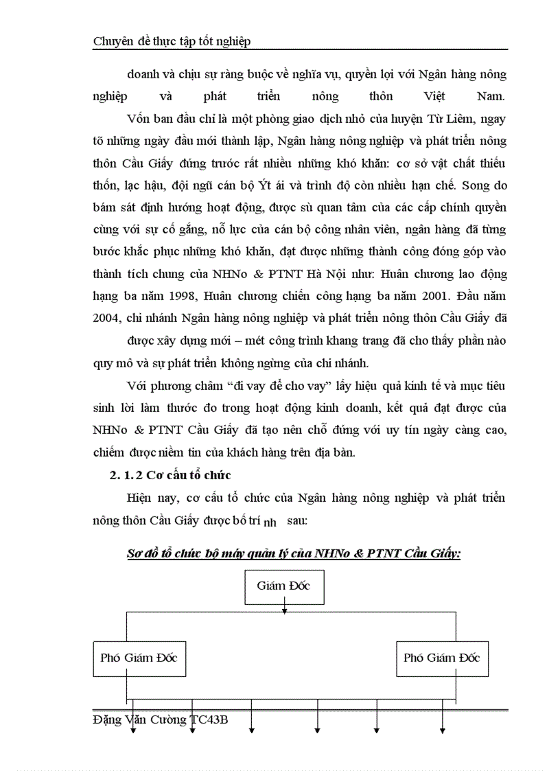 image for page Giải pháp nâng cao hiệu quả công tác thẩm định dự án đầu tư tại Ngân hàng nông nghiệp và phát triển nông thôn Cầu Giấy