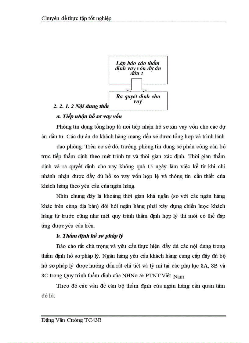 image for page Giải pháp nâng cao hiệu quả công tác thẩm định dự án đầu tư tại Ngân hàng nông nghiệp và phát triển nông thôn Cầu Giấy