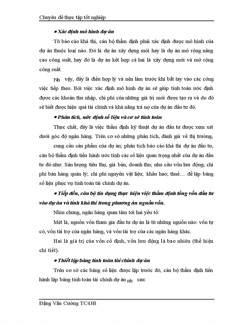 image for page Giải pháp nâng cao hiệu quả công tác thẩm định dự án đầu tư tại Ngân hàng nông nghiệp và phát triển nông thôn Cầu Giấy