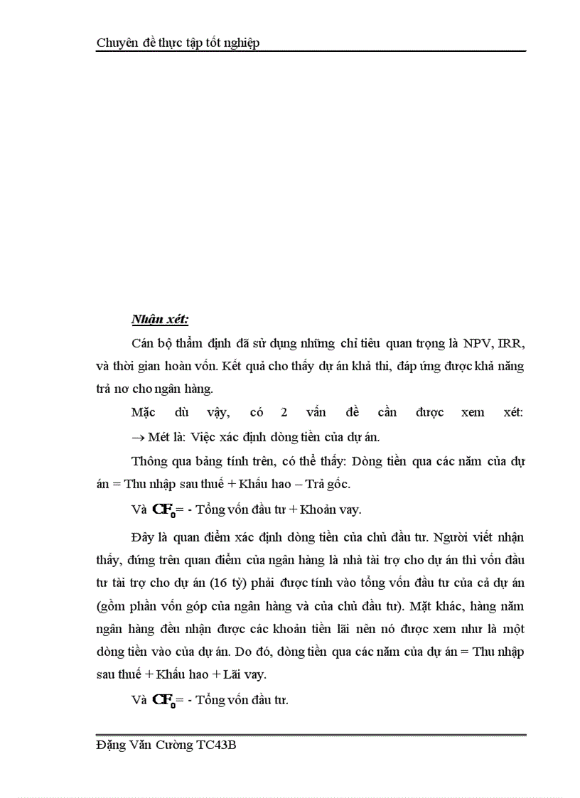 image for page Giải pháp nâng cao hiệu quả công tác thẩm định dự án đầu tư tại Ngân hàng nông nghiệp và phát triển nông thôn Cầu Giấy