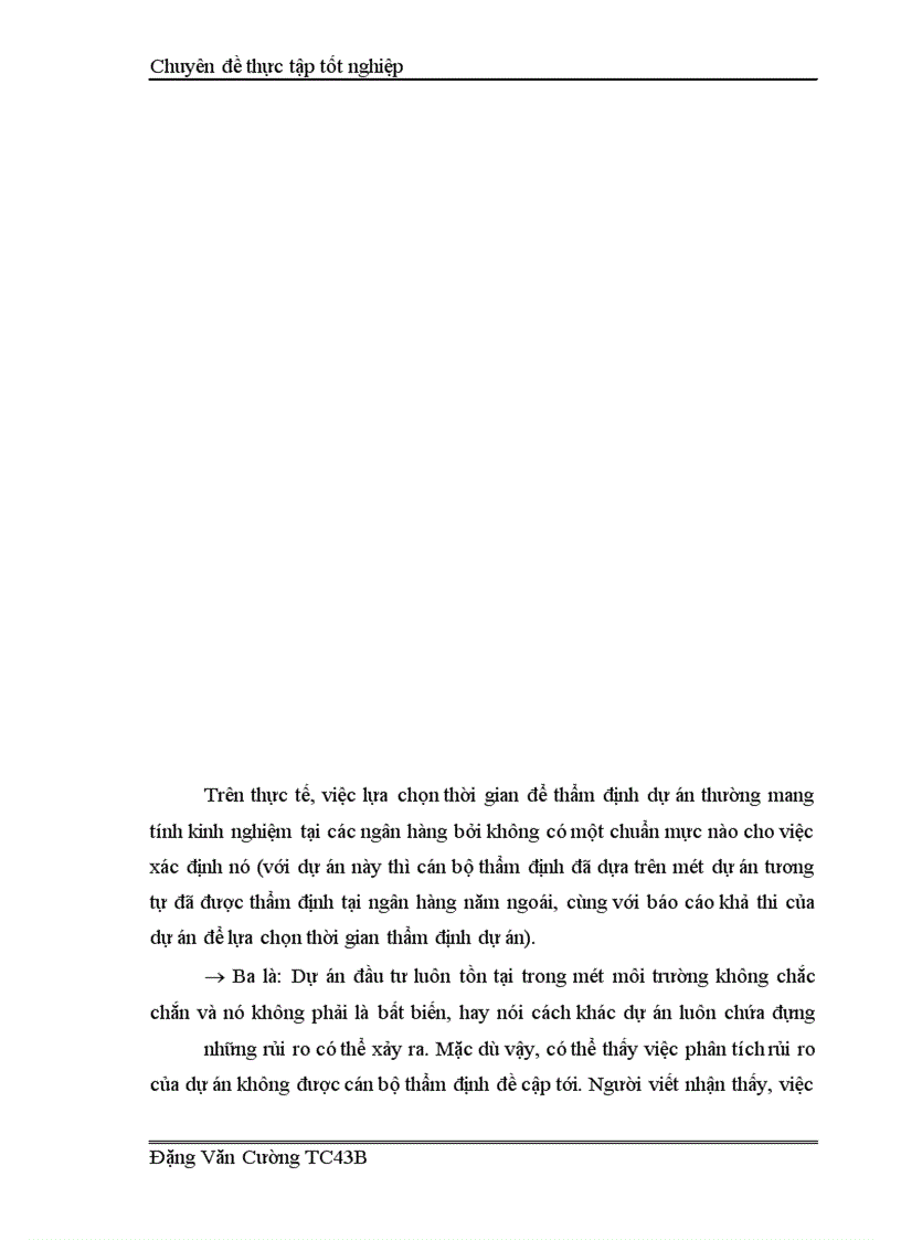 image for page Giải pháp nâng cao hiệu quả công tác thẩm định dự án đầu tư tại Ngân hàng nông nghiệp và phát triển nông thôn Cầu Giấy