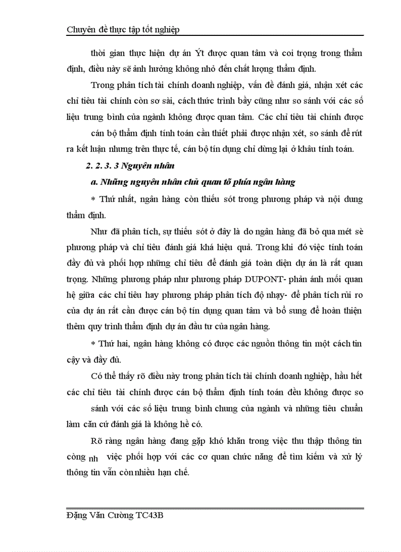 image for page Giải pháp nâng cao hiệu quả công tác thẩm định dự án đầu tư tại Ngân hàng nông nghiệp và phát triển nông thôn Cầu Giấy