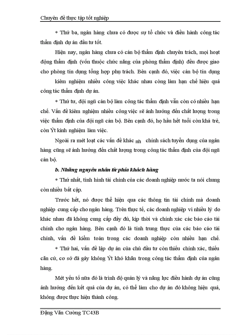image for page Giải pháp nâng cao hiệu quả công tác thẩm định dự án đầu tư tại Ngân hàng nông nghiệp và phát triển nông thôn Cầu Giấy