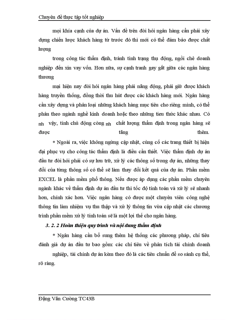 image for page Giải pháp nâng cao hiệu quả công tác thẩm định dự án đầu tư tại Ngân hàng nông nghiệp và phát triển nông thôn Cầu Giấy