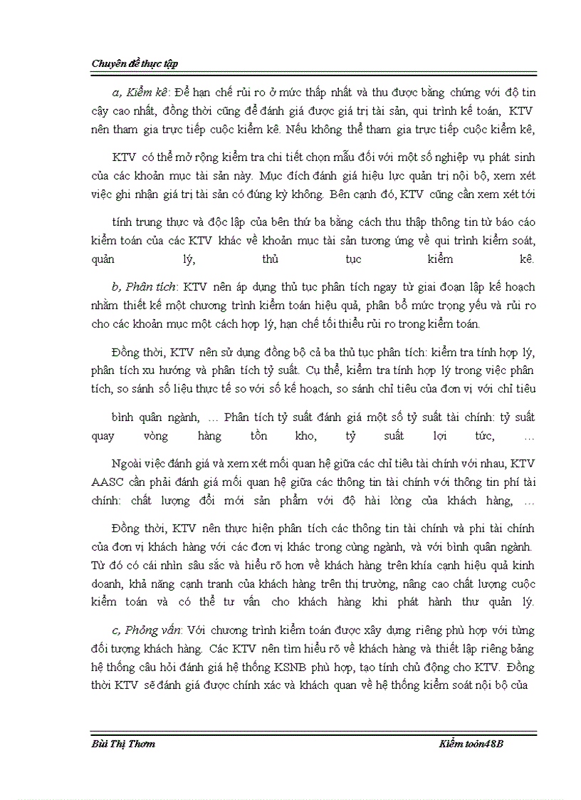 image for page Hoàn thiện qui trình Vận dụng các kỹ thuật thu thập bằng chứng kiểm toán trong kiểm toán báo cáo tài chính do Công ty trách nhiệm hữu hạn Tư vấn Tài chính Kế toán và Kiểm toán AASC thực hiện