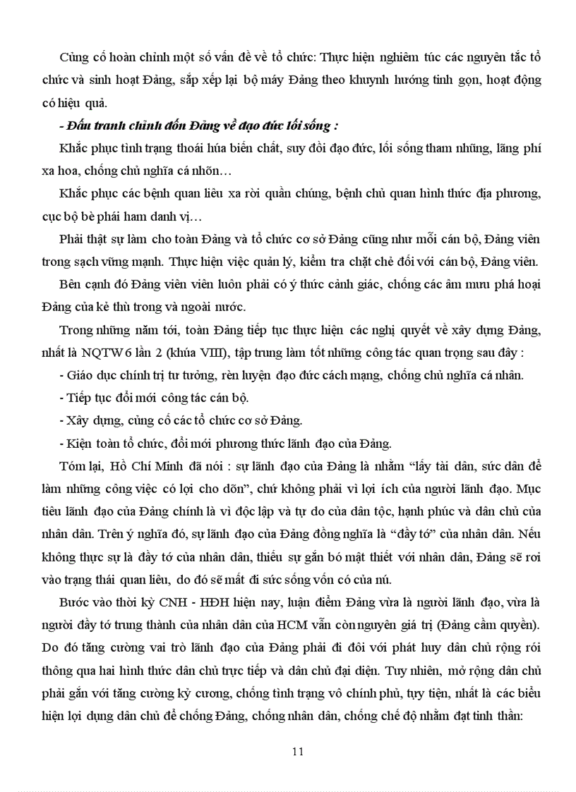 image for page Chuyên đề tư tưởng HCM về ĐCSVN trong điều kiện ĐCS cầm quyền