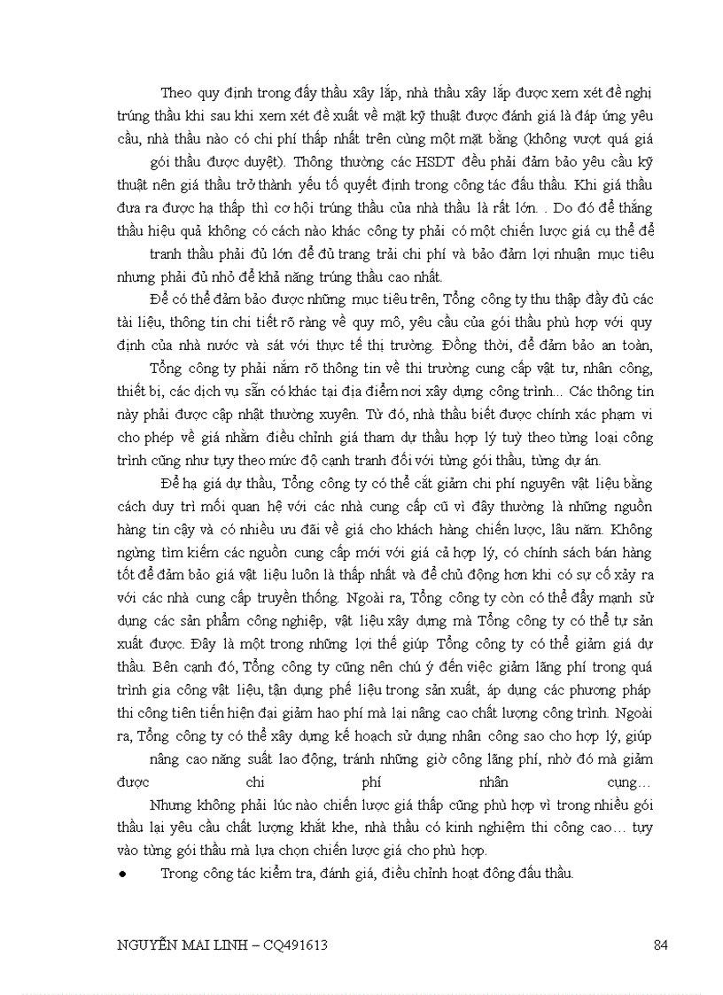 image for page Một số giải pháp nâng cao khả năng cạnh tranh trong công tác đấu thầu xây lắp của tổng công ty xây dựng sông hồng
