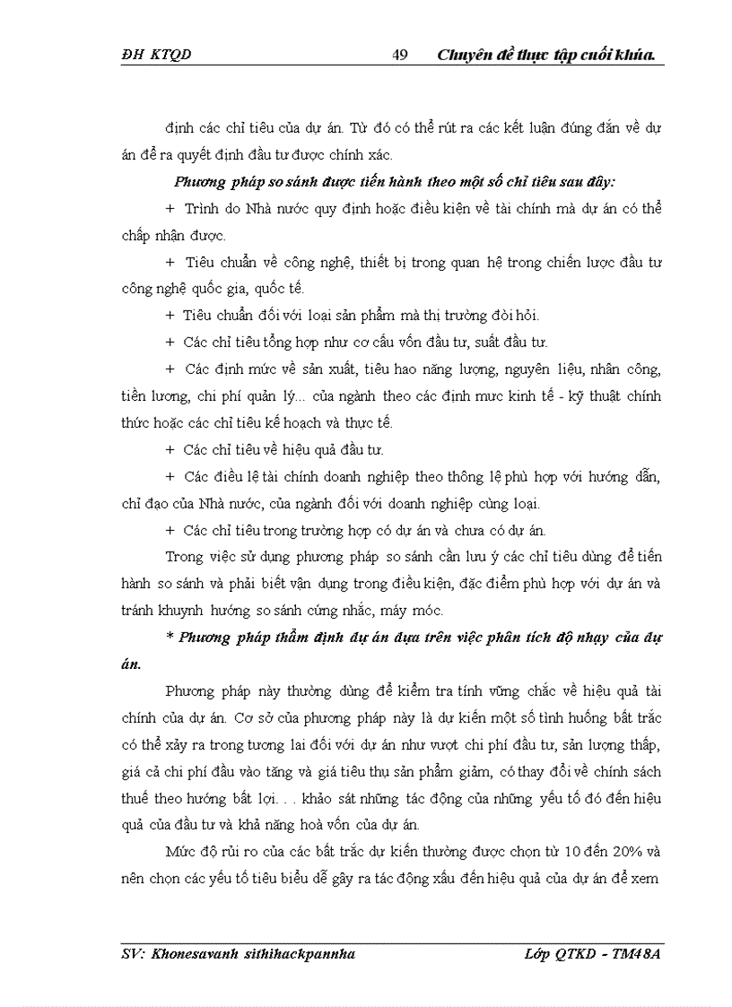 image for page Nâng cao chất lượng công tác thẩm định dự án đầu tư tại Ngân hàng liên doanh Lào - Việt,chi nhánh Hà Nội