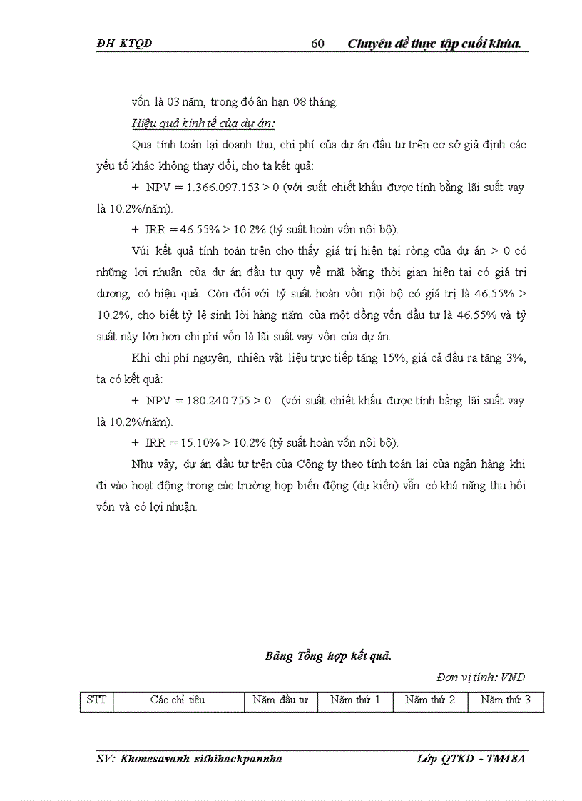 image for page Nâng cao chất lượng công tác thẩm định dự án đầu tư tại Ngân hàng liên doanh Lào - Việt,chi nhánh Hà Nội