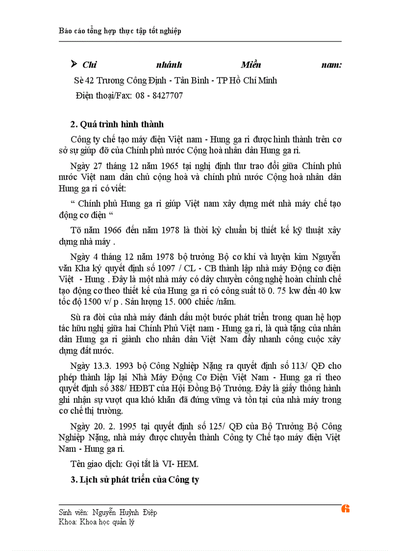 image for page Lĩnh vực kinh doanh, chức năng và nhiệm vụ của công ty