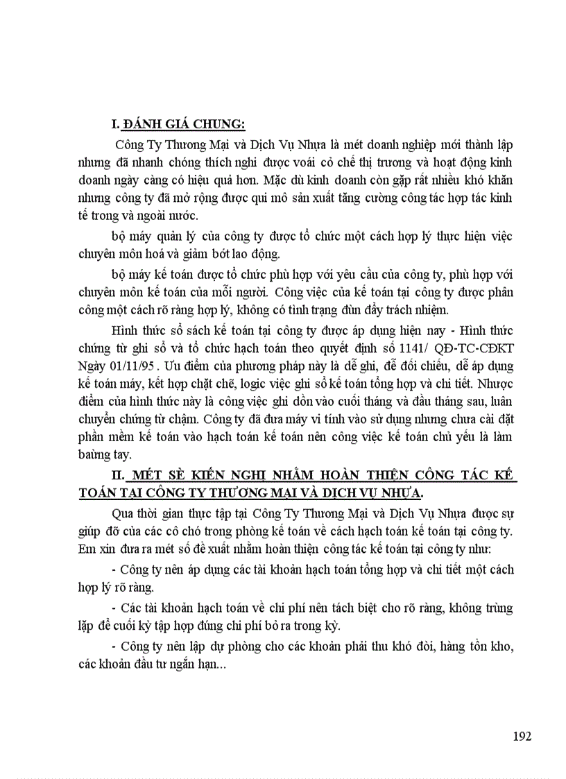 image for page Thực trạng công tác hạch toán kế toán tại Công Ty Thương Mại Dịch Vụ Nhựa.