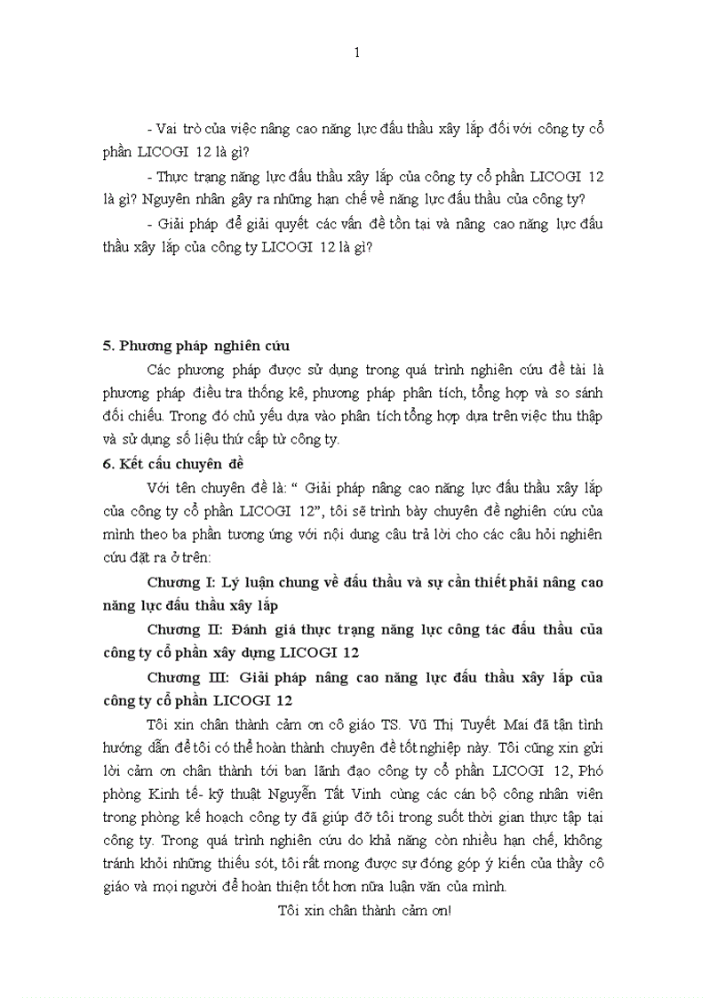 image for page Giải pháp nâng cao năng lực đấu thầu xây lắp của công ty cổ phần LICOGI 12