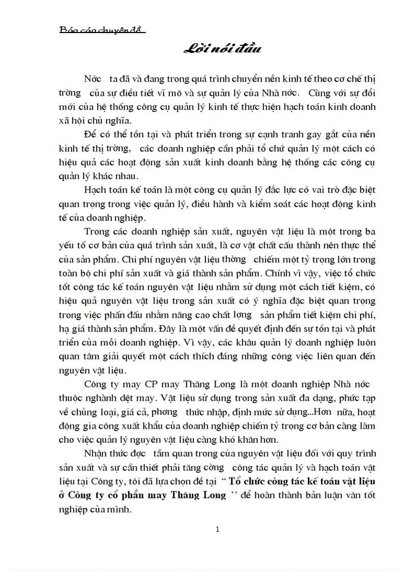 image for page Tổ chức công tác kế toán vật liệu.