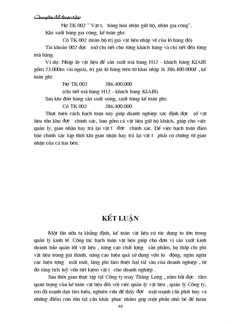 image for page Tổ chức công tác kế toán vật liệu.