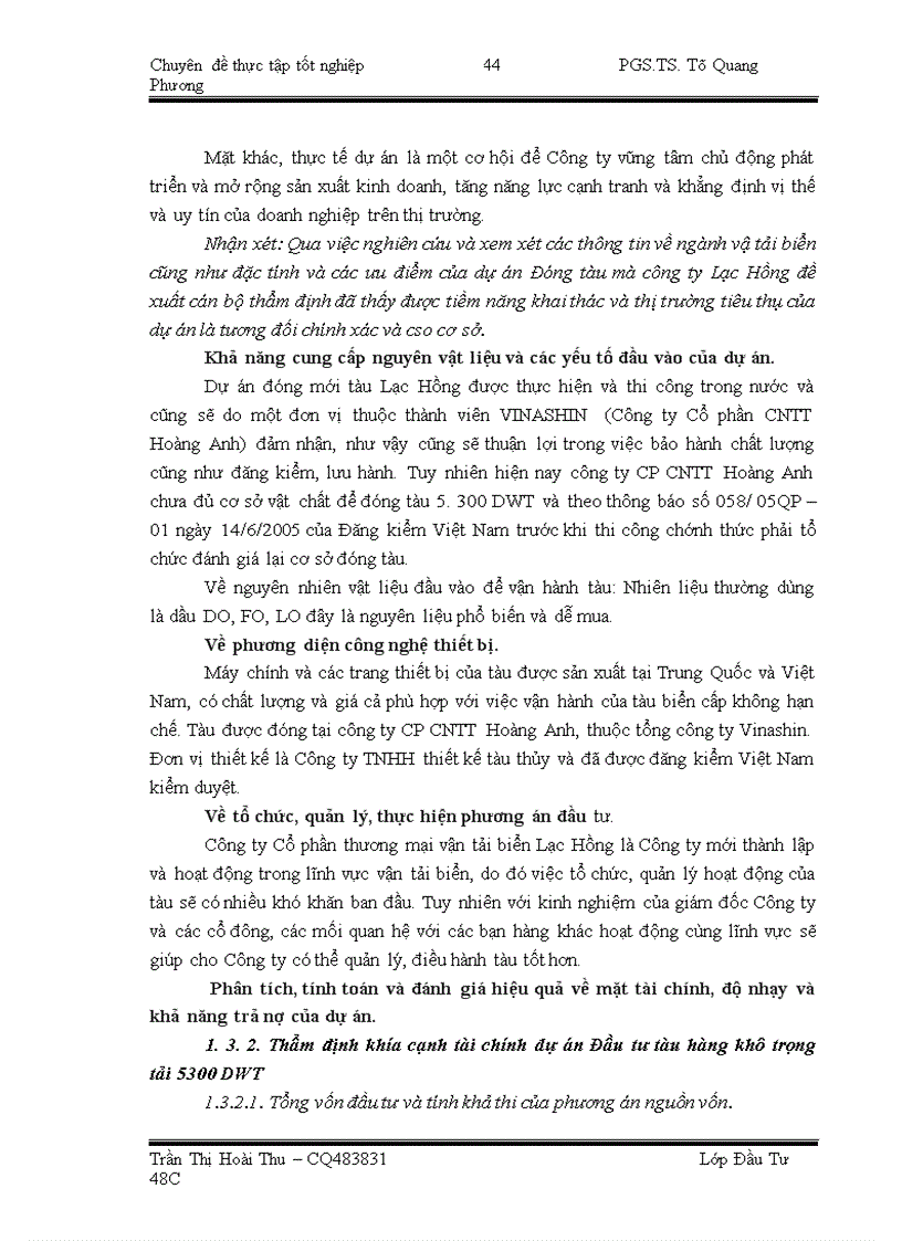 image for page Hoàn thiện công tác thẩm định tài chính dự án Đóng tàu tại Ngân hàng Đầu tư và phát triển Việt Nam chi nhánh Bắc Hà Nội