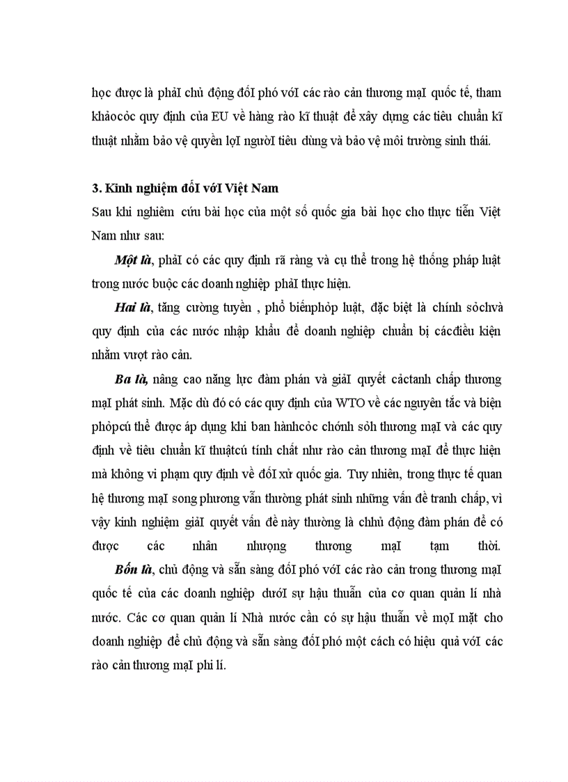 image for page Lí luận vế rào cản phi thuế quan trong chính sách thương mại quốc tế