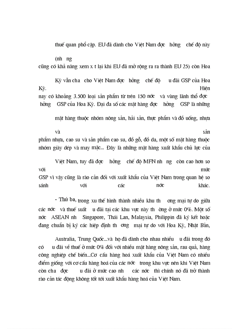 image for page Lí luận vế rào cản phi thuế quan trong chính sách thương mại quốc tế