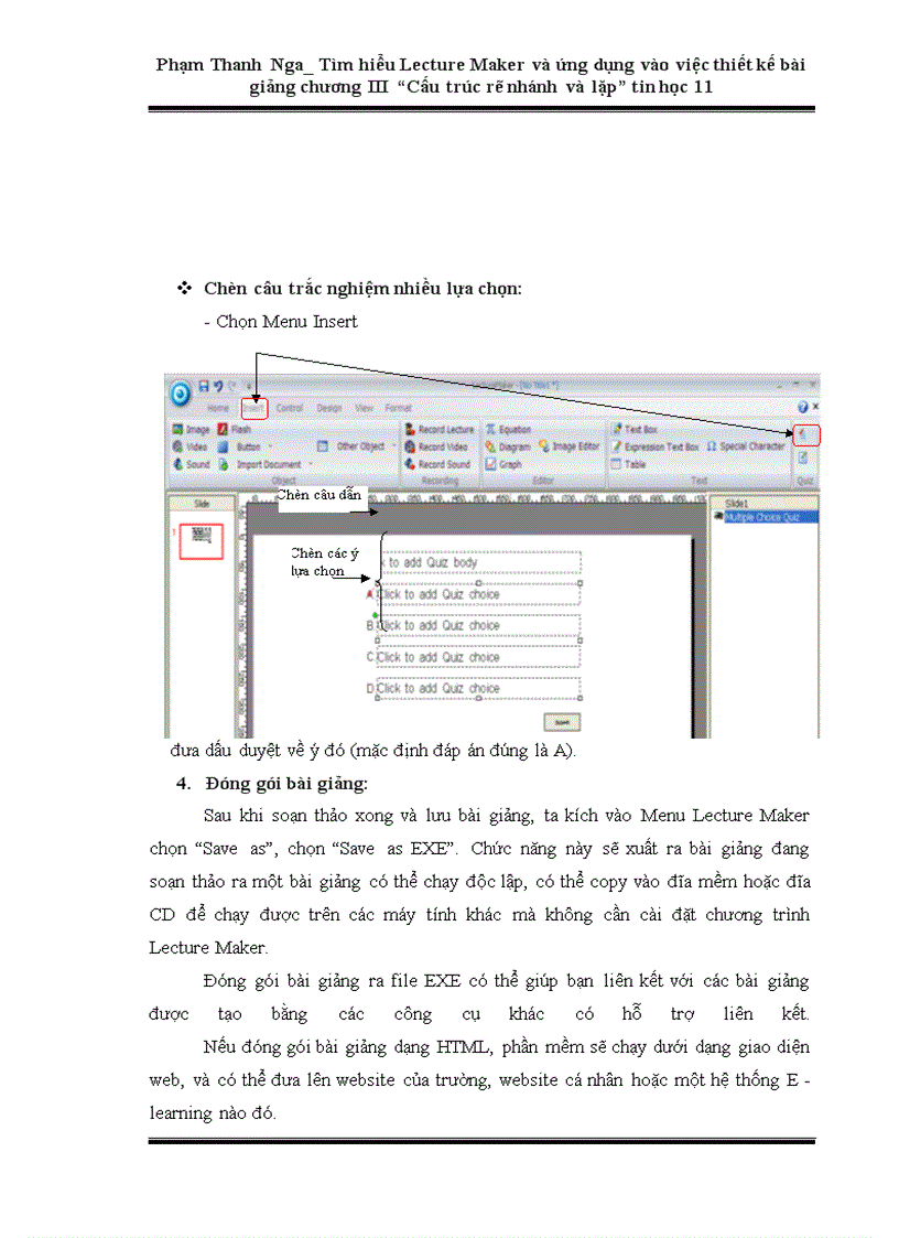 image for page Tìm hiểu lecture maker và ứng dụng vào việc thiết kế bài giảng chương iii “cấu trúc rẽ nhánh và lặp” tin học 11 trường thpt