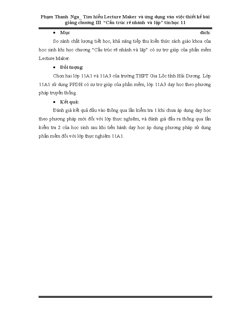 image for page Tìm hiểu lecture maker và ứng dụng vào việc thiết kế bài giảng chương iii “cấu trúc rẽ nhánh và lặp” tin học 11 trường thpt