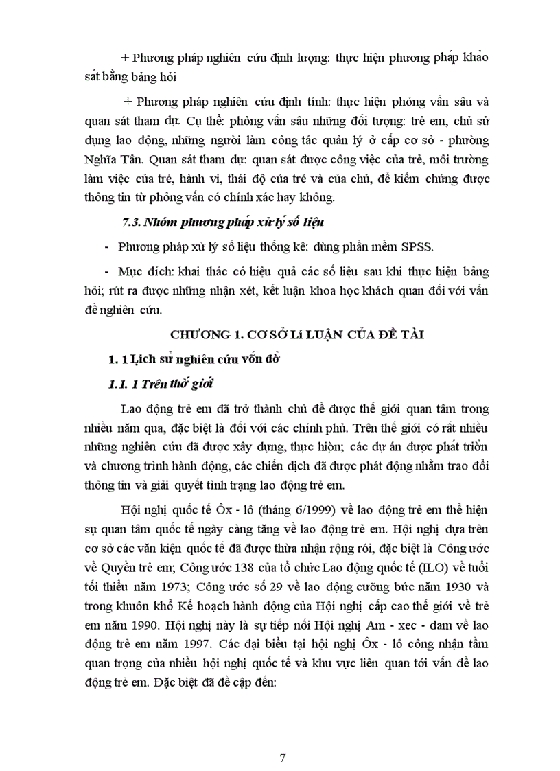 image for page Thực trạng lao động trẻ em ở địa bàn phường nghĩa tân - quận cầu giấy – hà nội