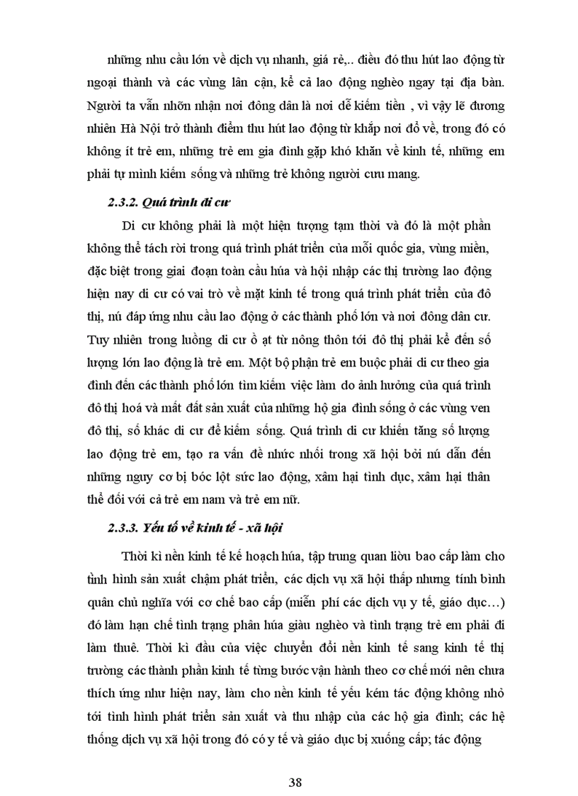 image for page Thực trạng lao động trẻ em ở địa bàn phường nghĩa tân - quận cầu giấy – hà nội