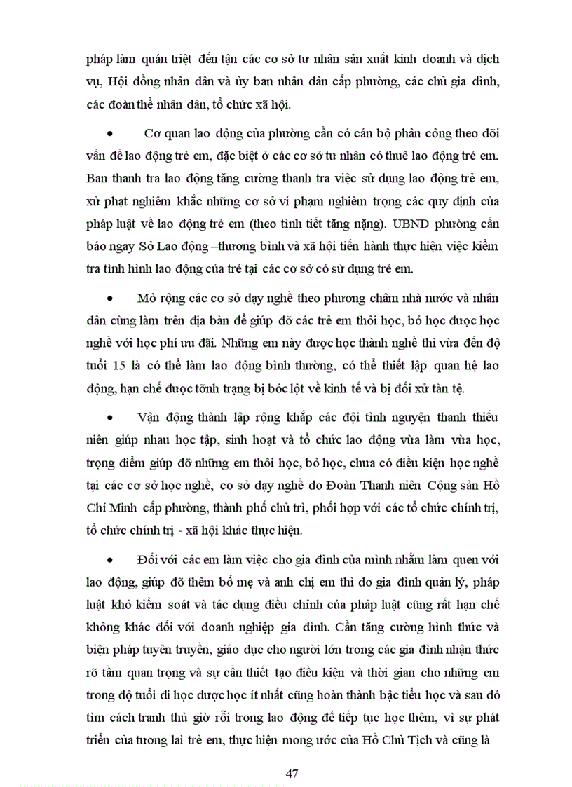 image for page Thực trạng lao động trẻ em ở địa bàn phường nghĩa tân - quận cầu giấy – hà nội