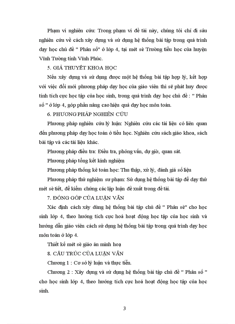 image for page Xây dựng và sử dụng hệ thống bài tập chủ đề: Phân sốcho học sinh lớp 4 , theo hướng tích cực hoá hoạt động học tập của học sinh