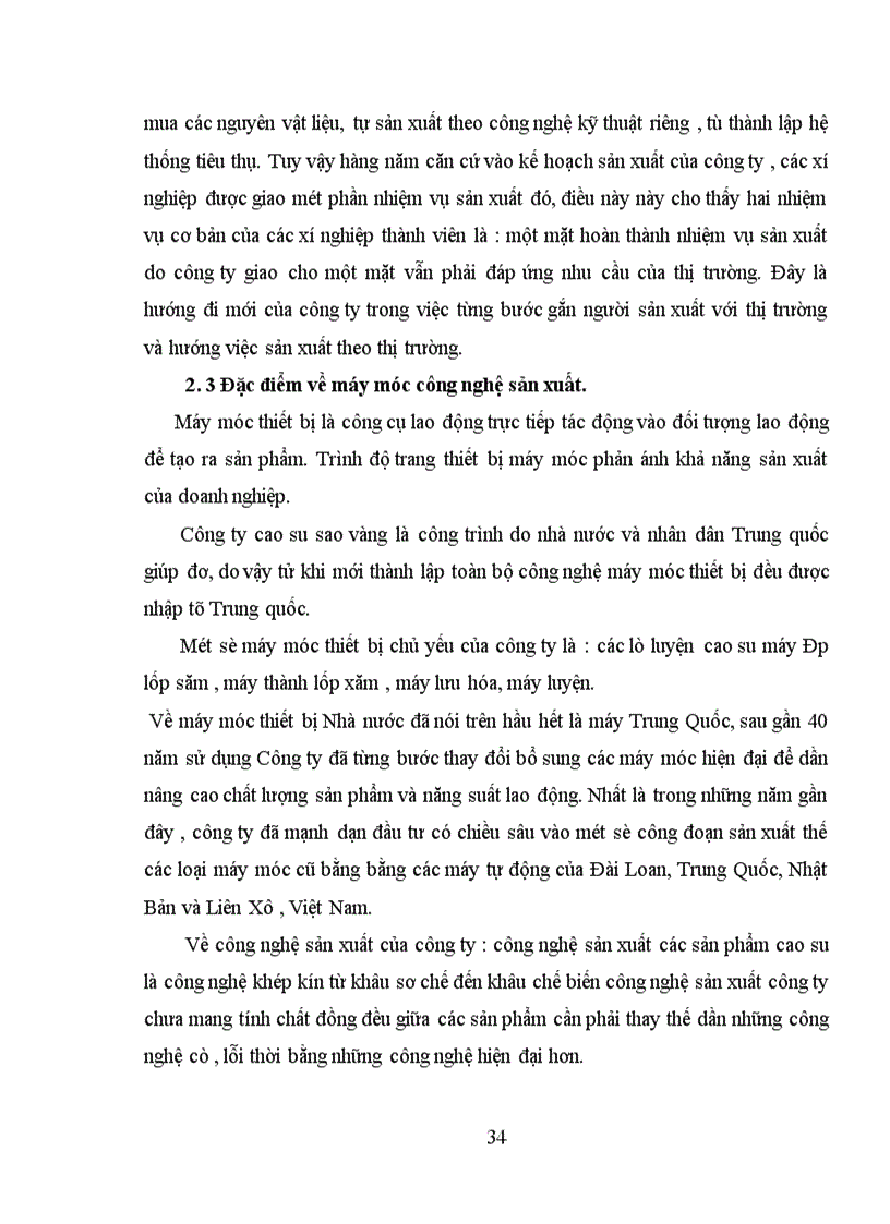 image for page Báo cáo thực tập tại Công ty Cao su Sao Vàng