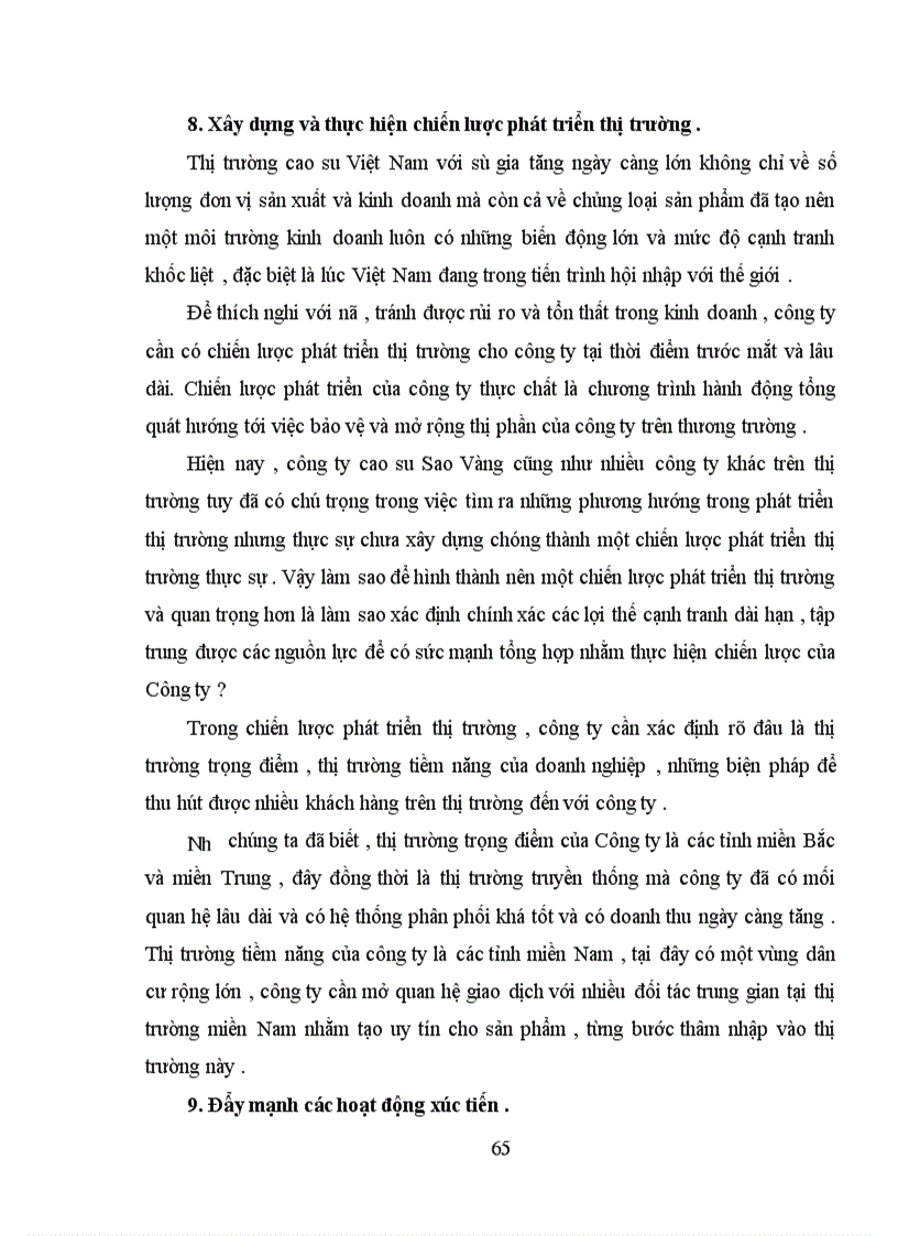 image for page Báo cáo thực tập tại Công ty Cao su Sao Vàng