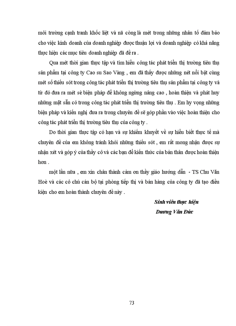 image for page Báo cáo thực tập tại Công ty Cao su Sao Vàng