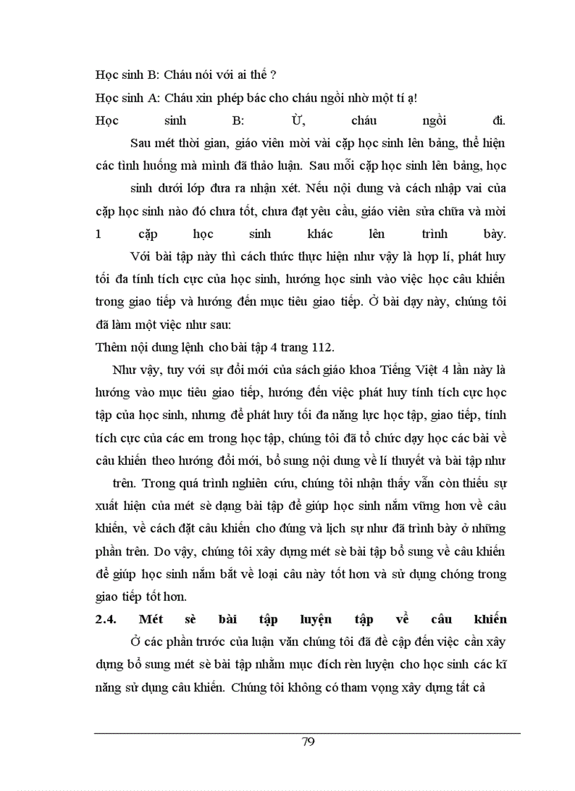 image for page Câu cầu khiến và tổ chức dạy học câu cầu khiến ở tiểu học