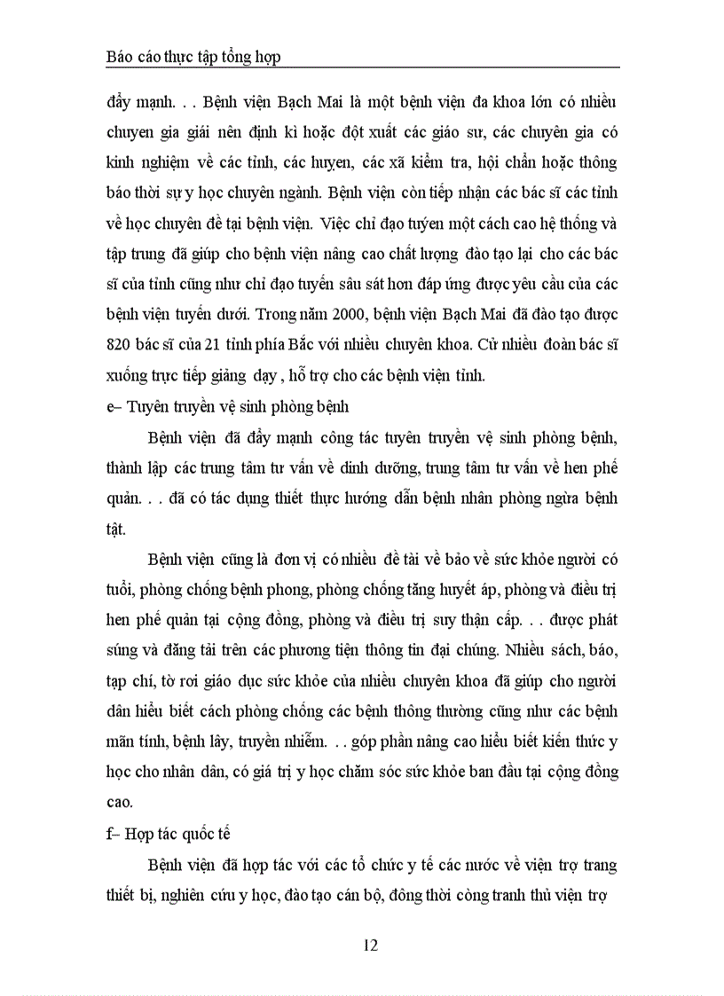 image for page Những điểm nổi bật của bệnh viện Bạch Mai