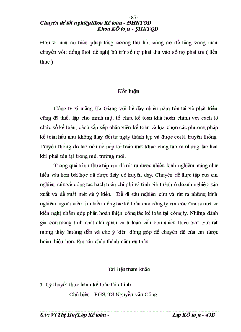 image for page Kế toán tập hợp chi phí và tính giá thành sản xuất sản phẩm tại công ty xi măng Hà Giang