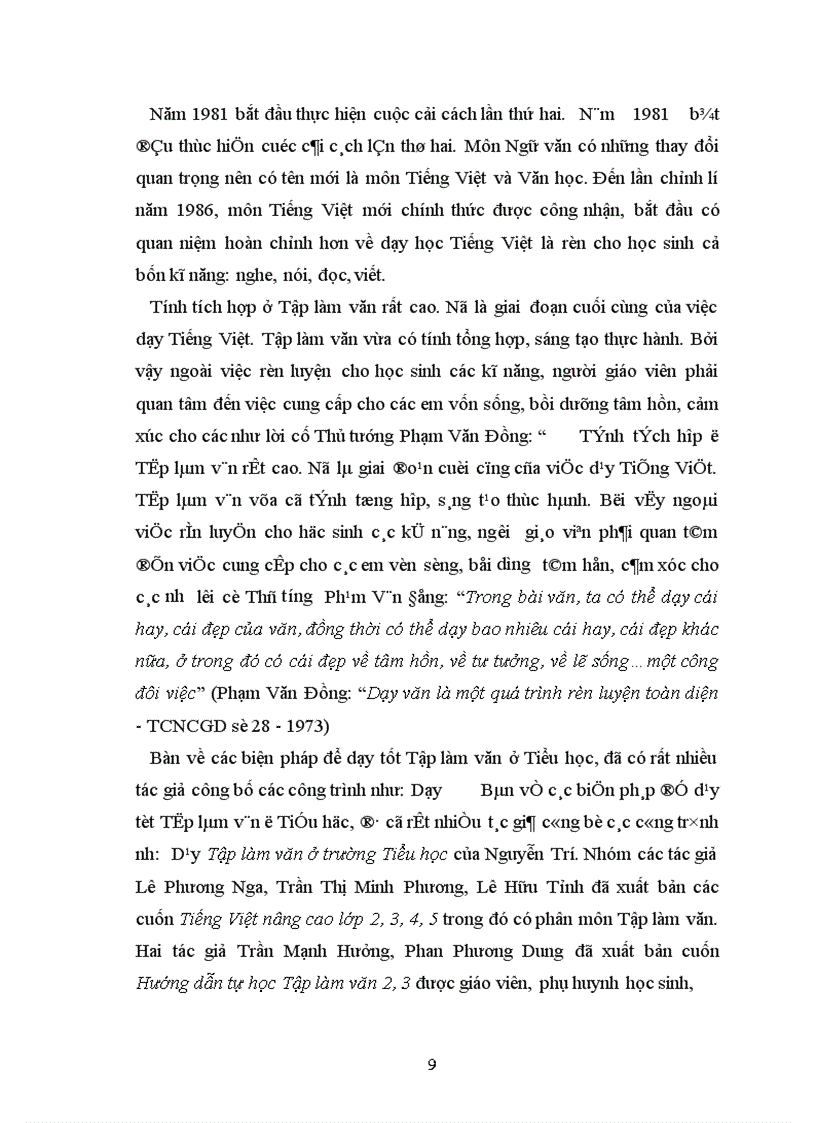 image for page Tổ chức dạy học Tập làm văn lớp 5 phù hợp trình độ học sinh