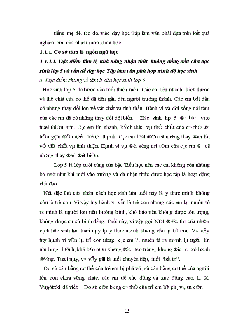 image for page Tổ chức dạy học Tập làm văn lớp 5 phù hợp trình độ học sinh