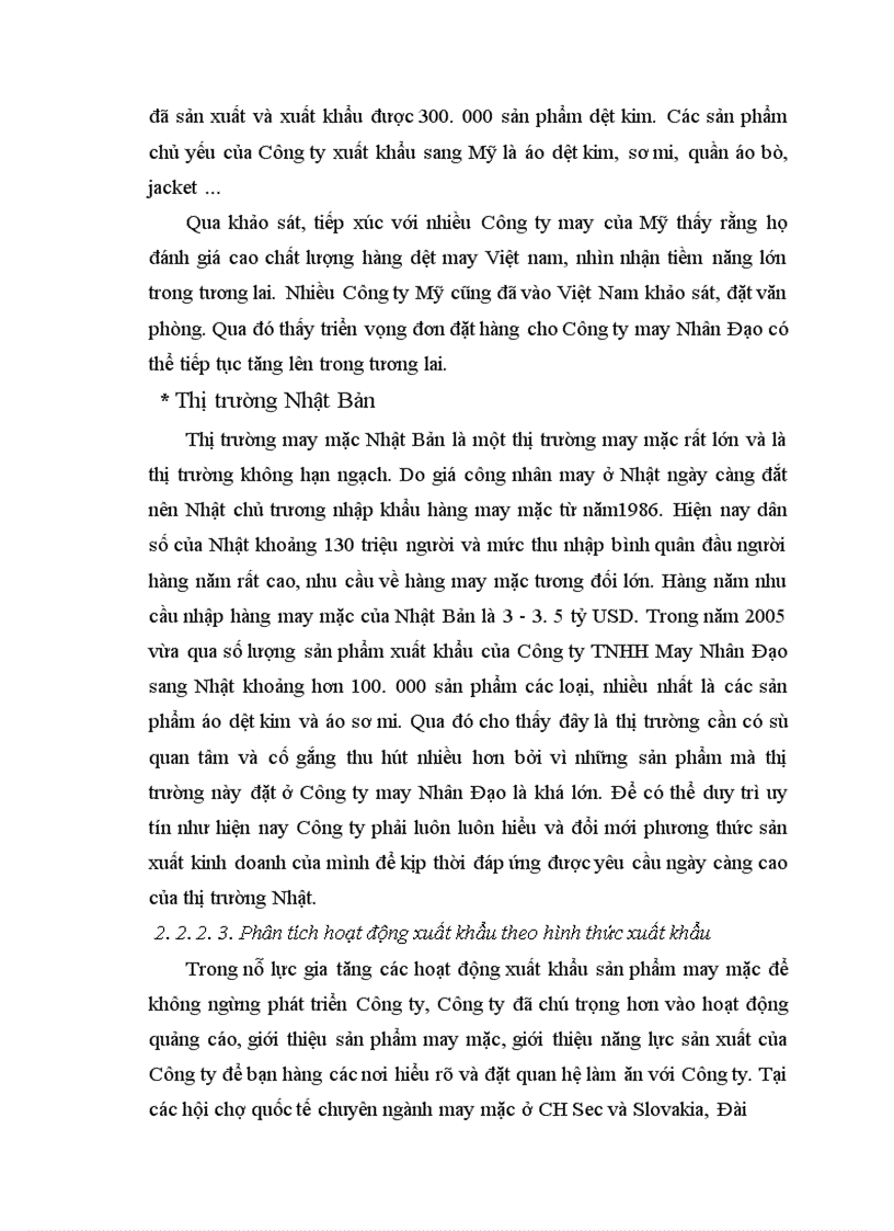 image for page Một số giải pháp nhằm thúc đẩy hoạt động xuất khẩu hàng may mặc ở công ty tnhh may nhân đạo trí tuệ