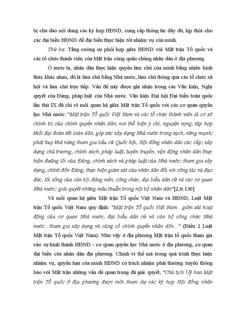 image for page Hoạt động giám sát của Hội đồng nhân dân các cấp-Thực trạng và phương hướng hoàn thiện