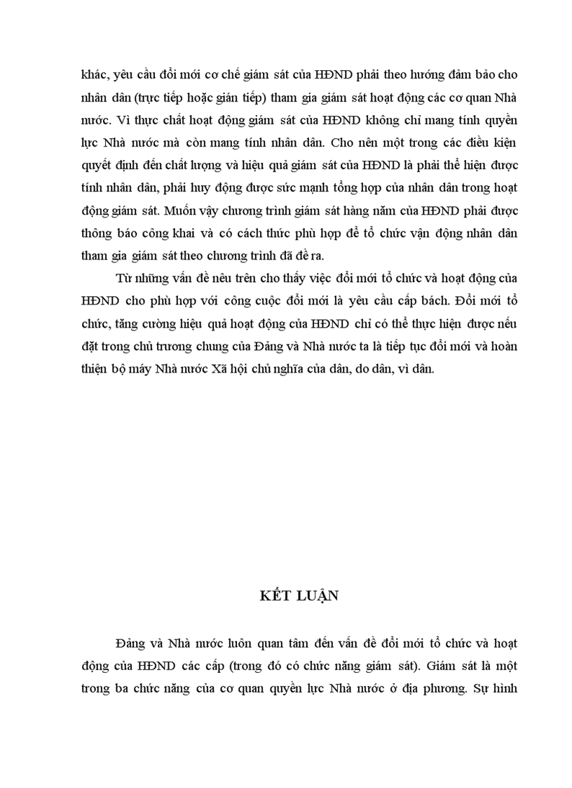 image for page Hoạt động giám sát của Hội đồng nhân dân các cấp-Thực trạng và phương hướng hoàn thiện