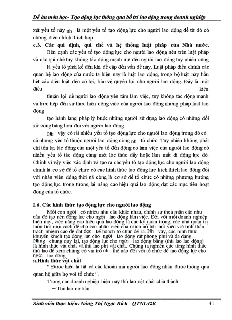 image for page Lợi ích của việc bố trí lao động hợp lý tới việc tạo động lực lao động nên ở phần này chỉ nêu ra một số ý chính