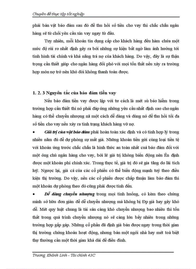 image for page Giải pháp hoàn thiện công tác bảo đảm tiền vay tại Sở giao dịch I Ngân hàng đầu tư và phát triển Việt nam