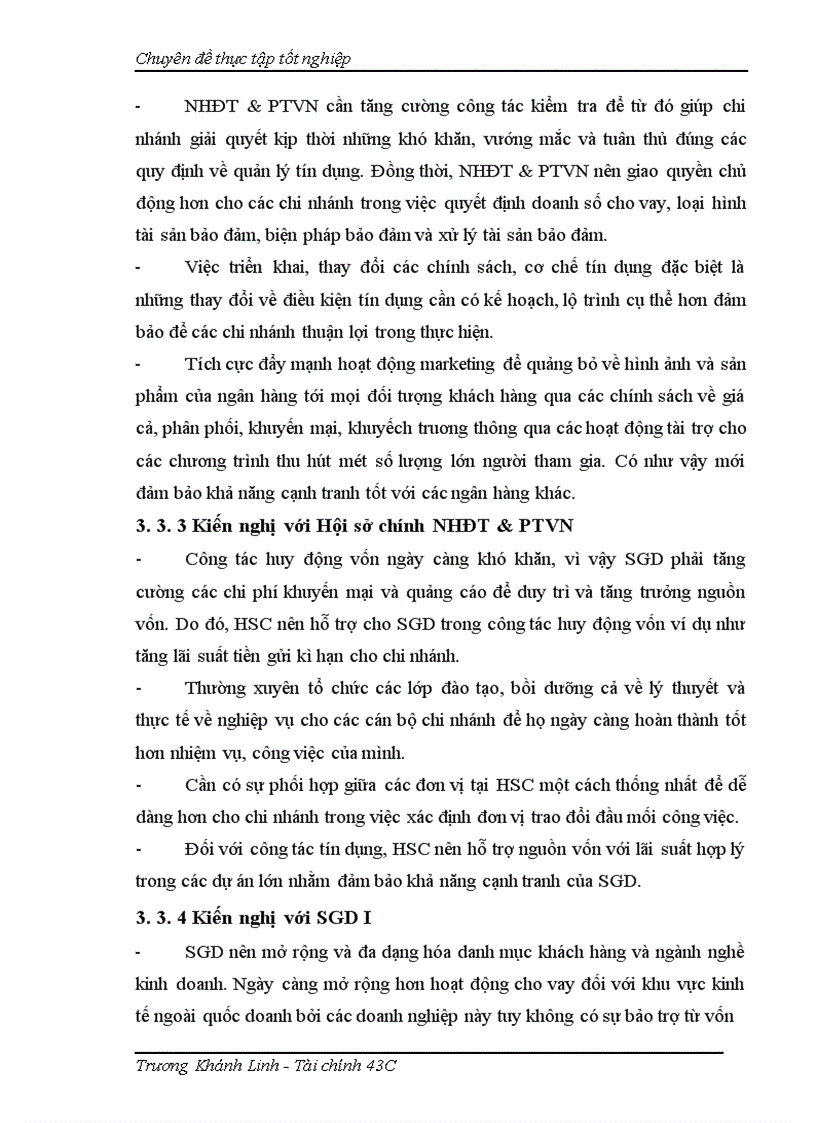 image for page Giải pháp hoàn thiện công tác bảo đảm tiền vay tại Sở giao dịch I Ngân hàng đầu tư và phát triển Việt nam