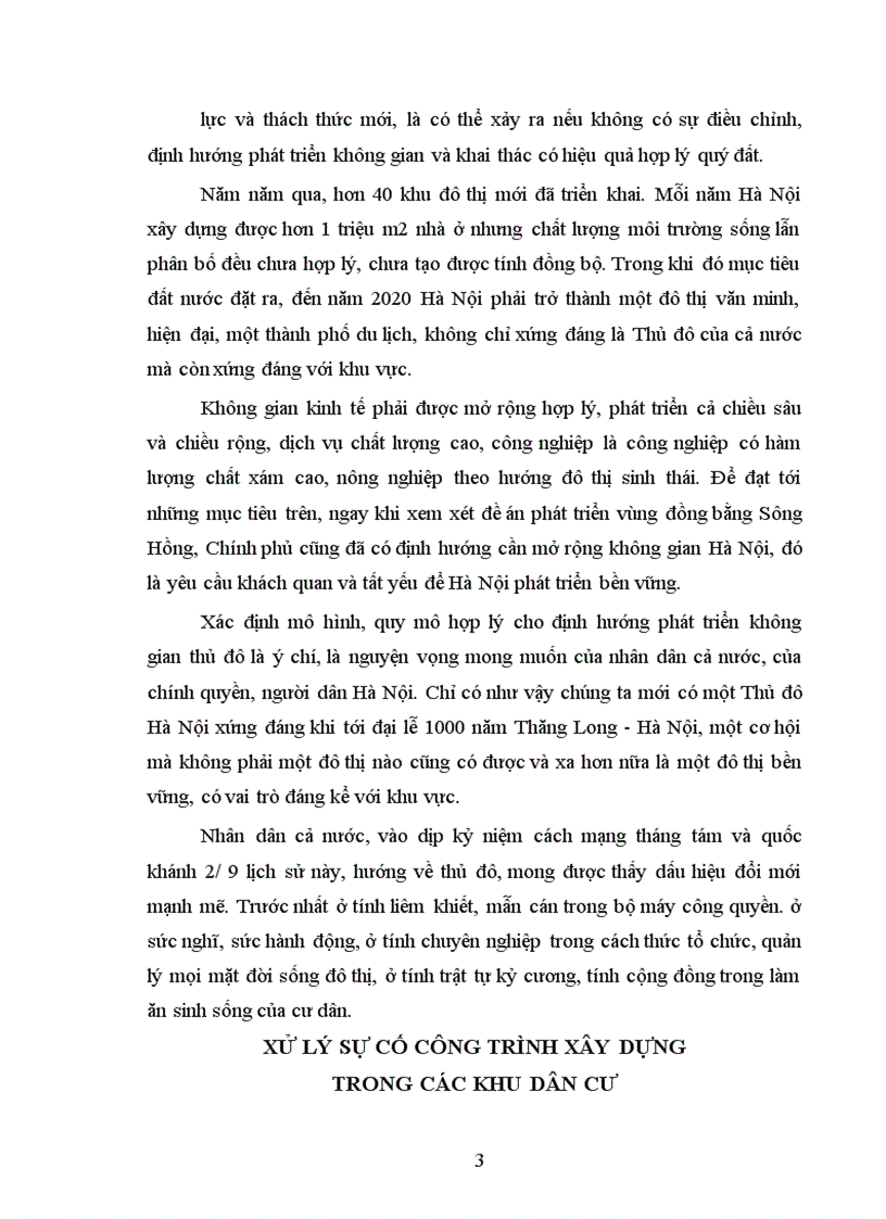 image for page Xử lý sự cố công trình xây dựng trong các khu dân cư