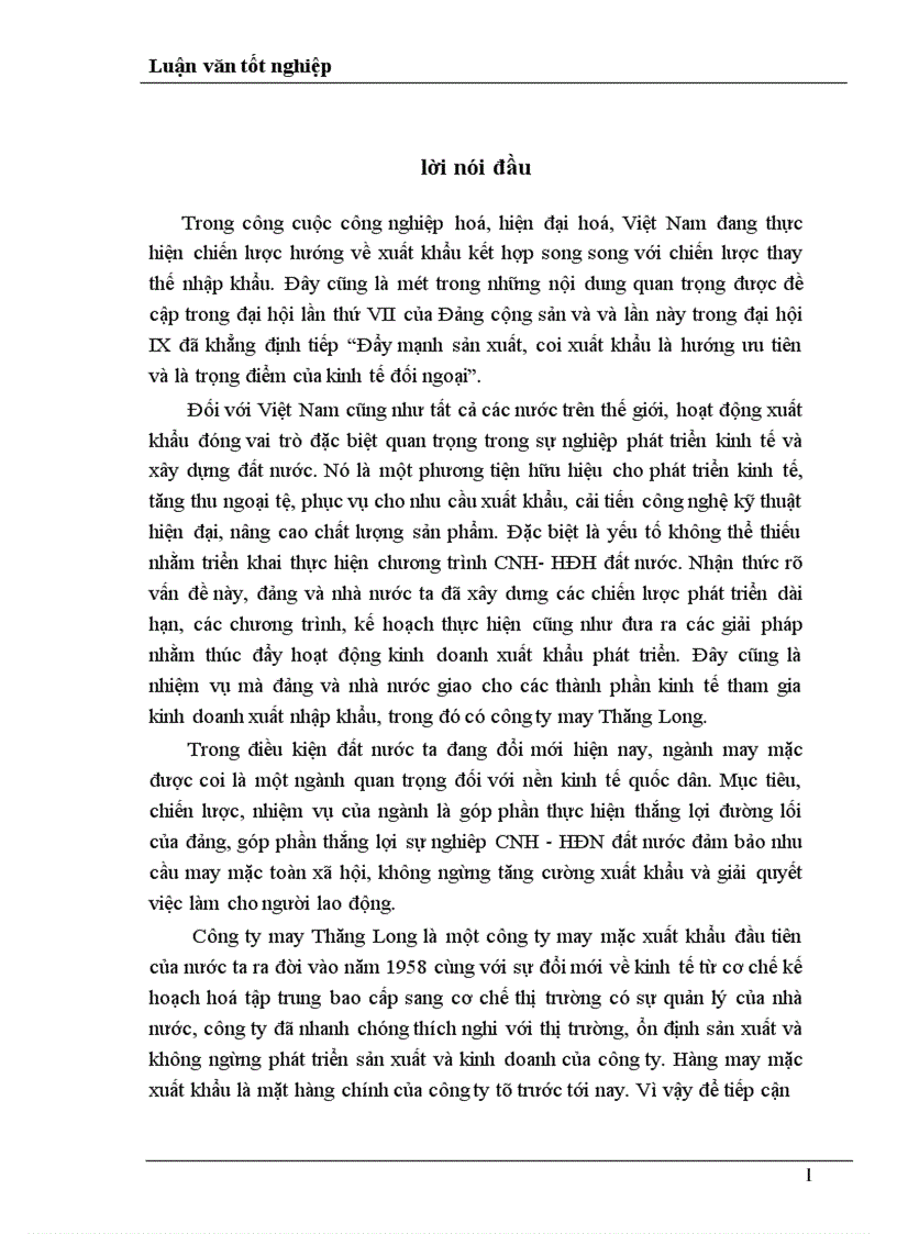 image for page Một số giải pháp nhằm thúc đẩy hoạt động xuất khẩu hàng may mặc ở công ty may Thăng Long