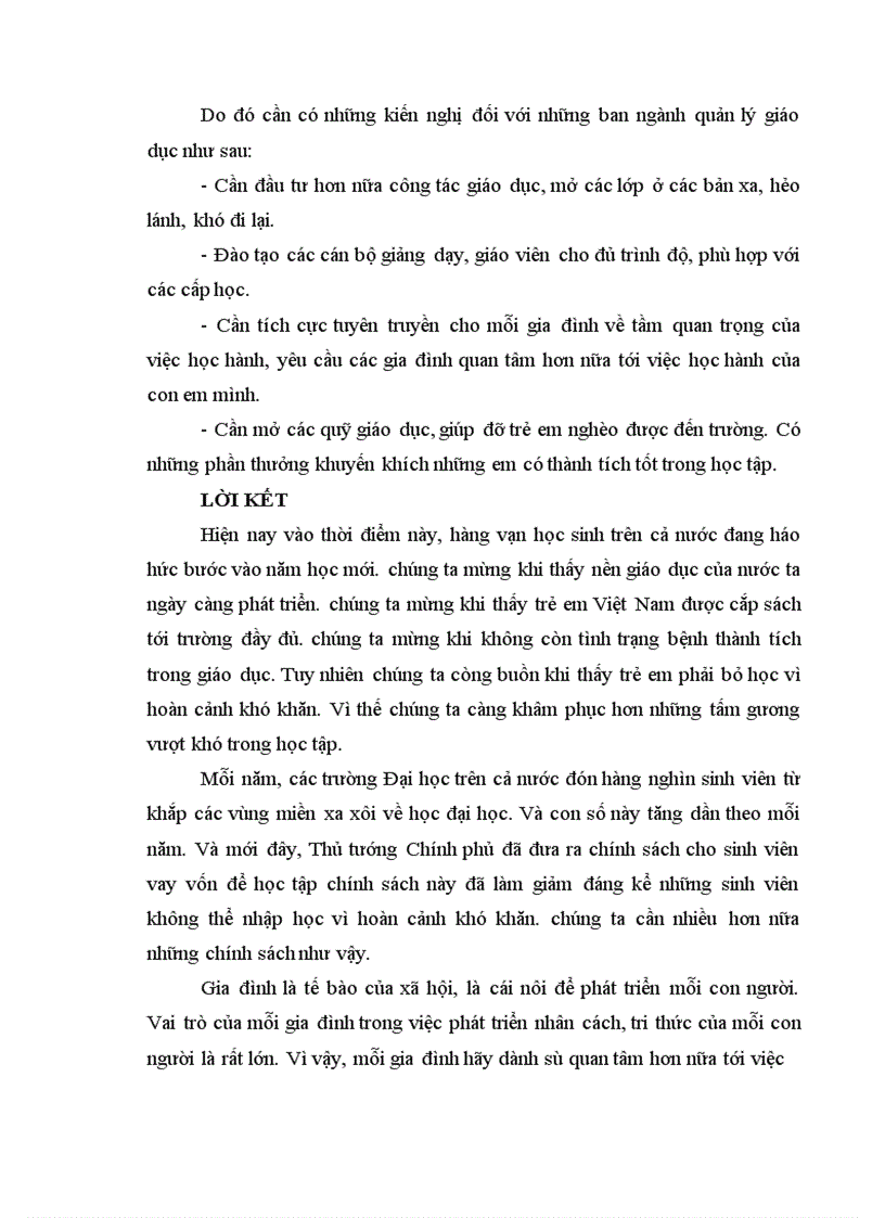 image for page Giáo dục- mối quan tâm hàng đầu của Đảng và nhà nước tư từ trước đến nay