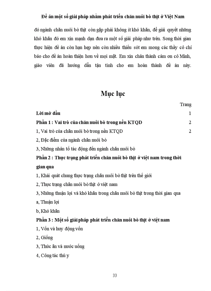 image for page Một số giải pháp nhằm phát triển ngành chăn nuôi bò thịt ở việt nam