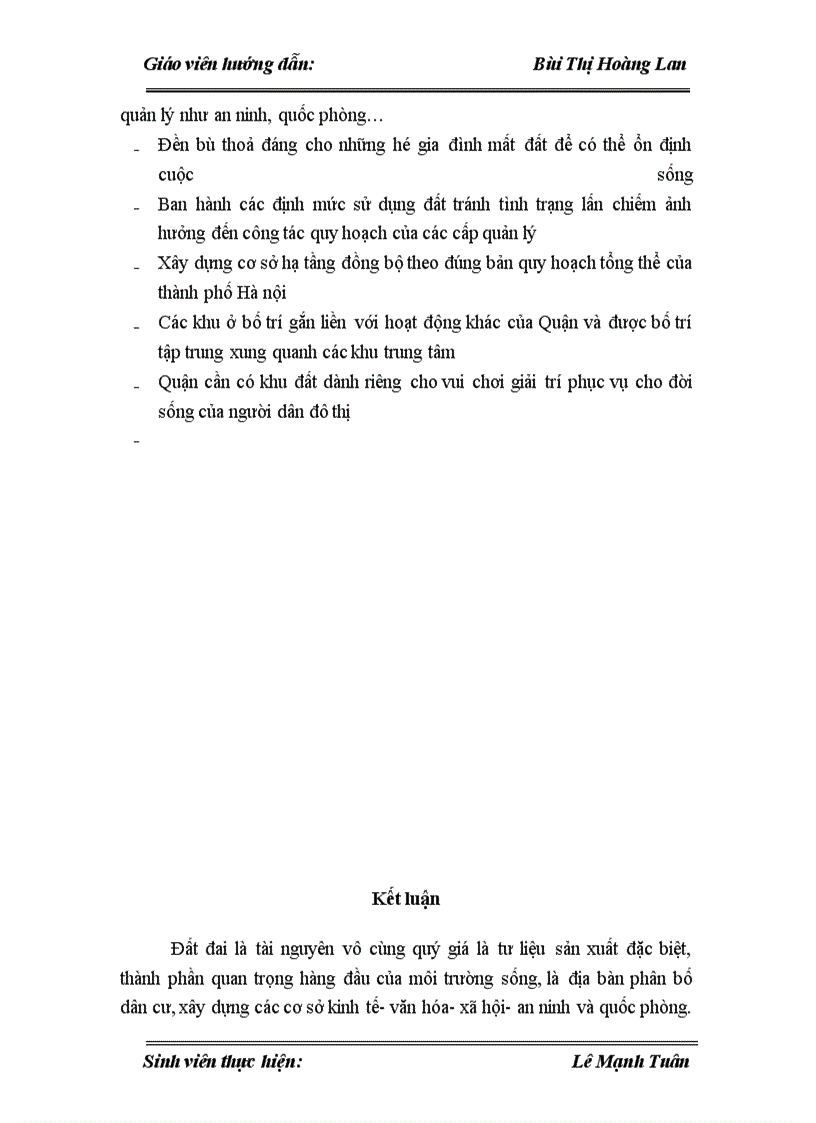 image for page Thực trạng và giải pháp trong quy hoạch sử dụng đất ở quận Thanh Xuân