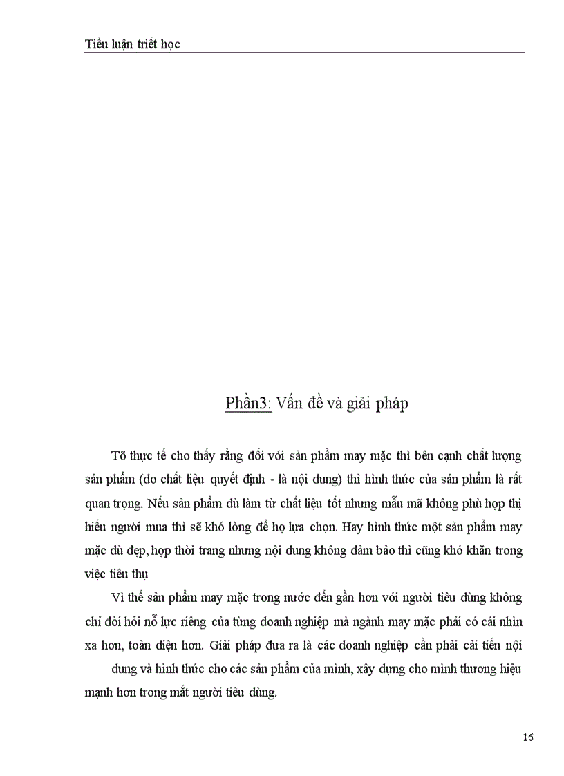 image for page Cặp phạm trù nội dung - hình thức và việc vận dụng nó vào phát triển sản phẩm may mặc, thời trang trên thị trường Việt Nam hiện nay