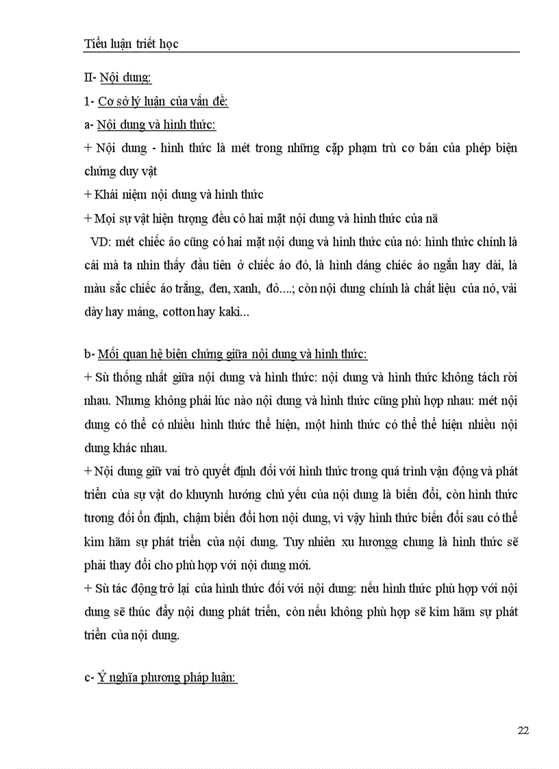 image for page Cặp phạm trù nội dung - hình thức và việc vận dụng nó vào phát triển sản phẩm may mặc, thời trang trên thị trường Việt Nam hiện nay