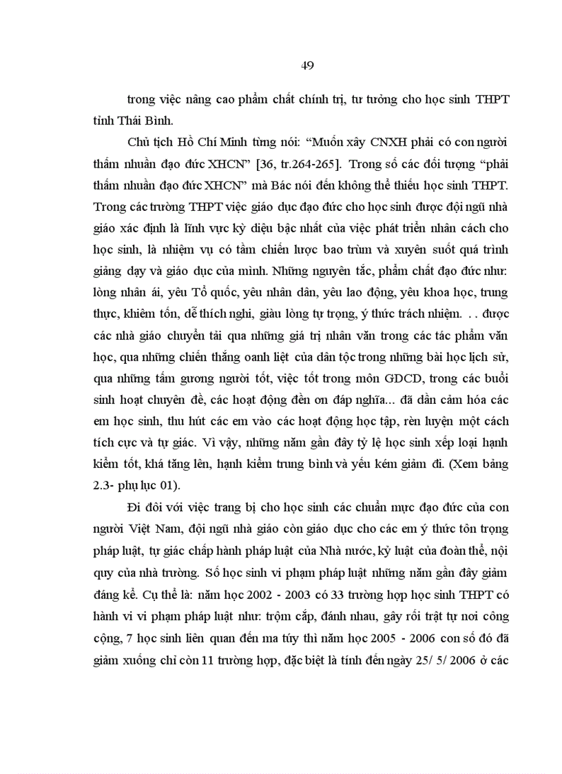 image for page Nâng cao vai trò của đội ngũ nhà giáo trong quá trình đào tạo nguồn nhân lực ở các trường THPT tỉnh Thái Bình hiện nay